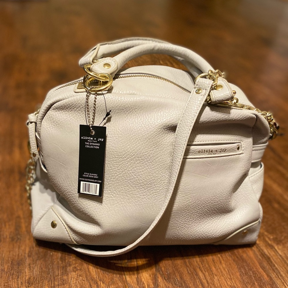 Olivia + Joy Dynamo Satchel in Dove Grey